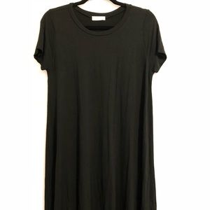 Rachel Parcell Everyday Shop Black T-Shirt Dress